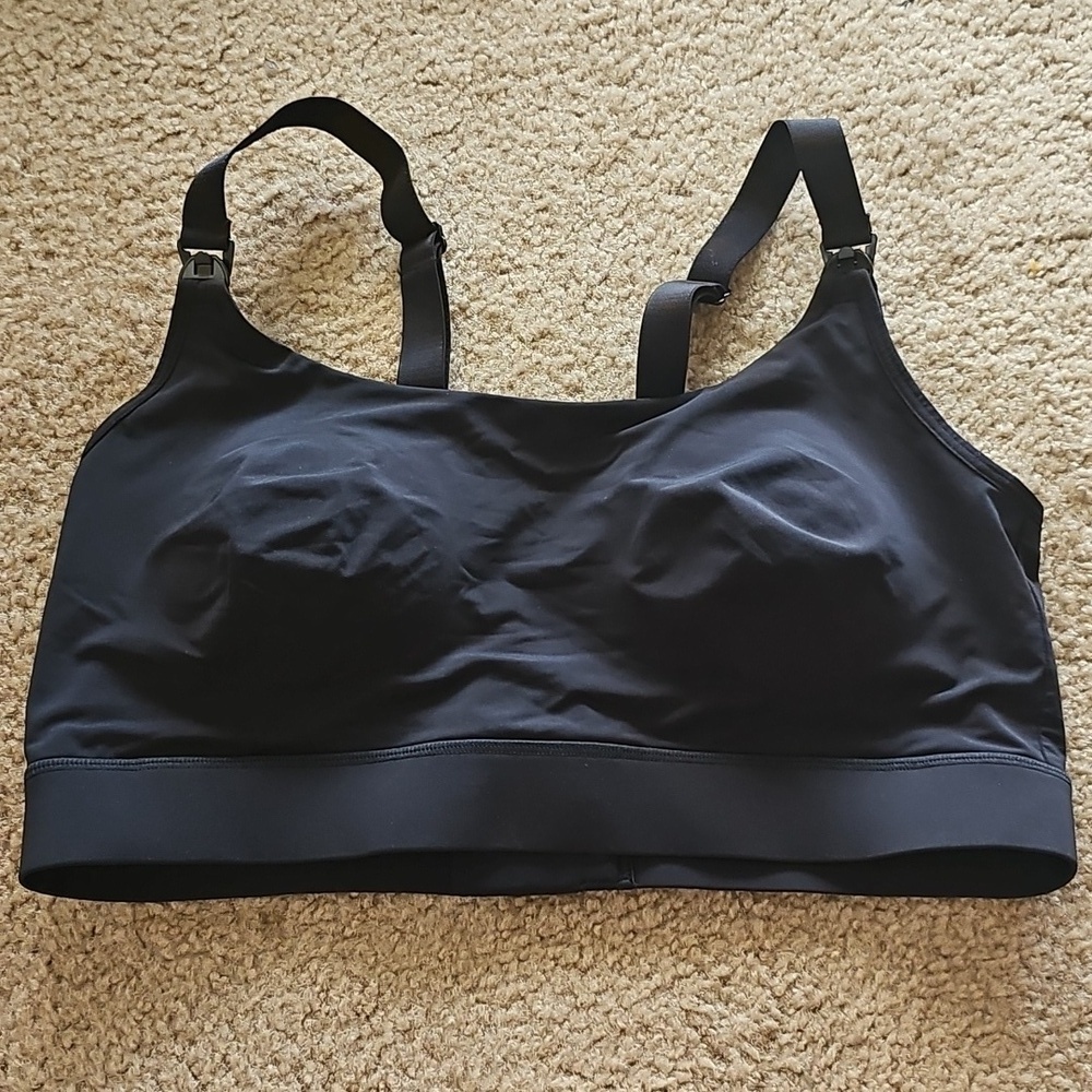 Kindred Bravely Black Nursing Sports Bra